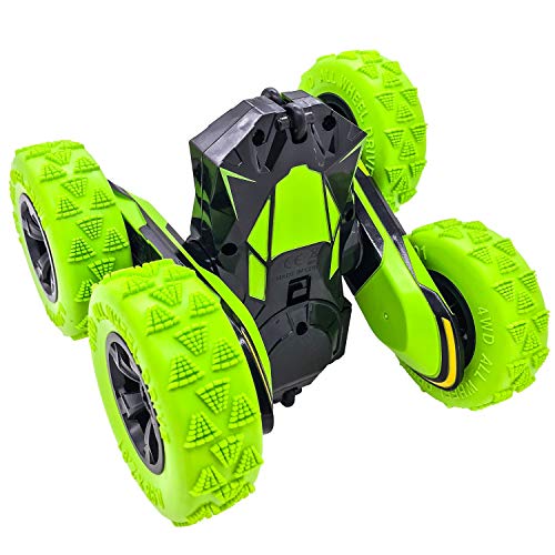Threeking RC Cars Stunt car Remote Control Car Double Sided 360° Flips Rotating 4WD Outdoor Indoor car Toy Present Gift for Boys/Girls Ages 6+ Threeking RC Cars Stunt car Remote Control Car Double Sided 360° Flips Rotating 4WD Outdoor Indoor car Toy Present Gift for Boys/Girls Ages 6+